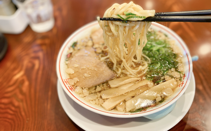 尾道ラーメンが写っています